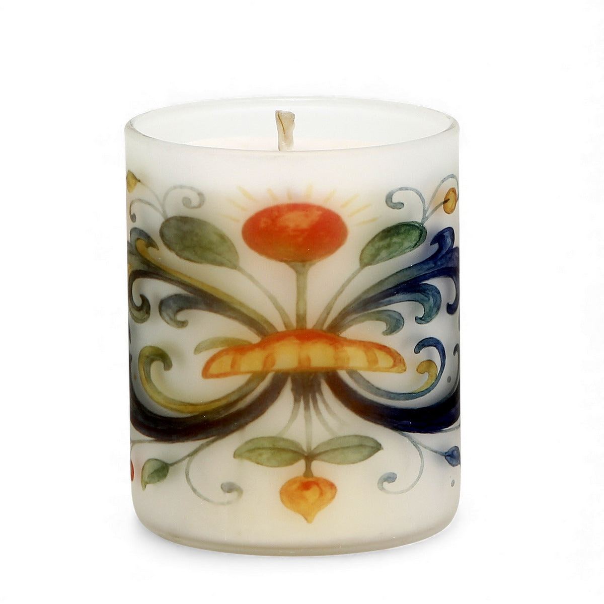 SUBLIMART: Soy Wax Glass Candle – Majolica-Deruta Inspired Décor Design