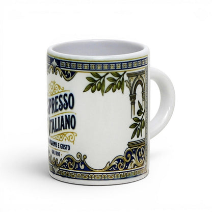 Italian Espresso Cup 3 oz, Ceramic Espresso Italiano, Italian Design, Small Coffee Lover Gift