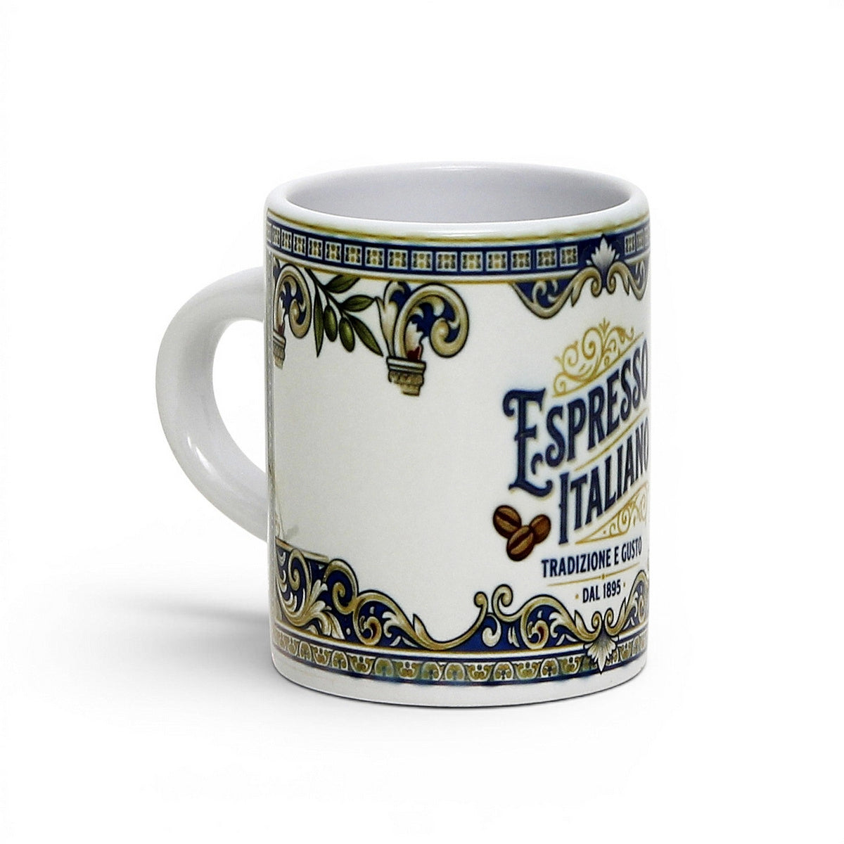 Italian Espresso Cup 3 oz, Ceramic Espresso Italiano, Italian Design, Small Coffee Lover Gift