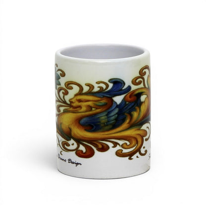 Italian Espresso Cup 3 oz, Ceramic Coffee Cup, Italian Majolica Style Design, Coffee Lover Gift