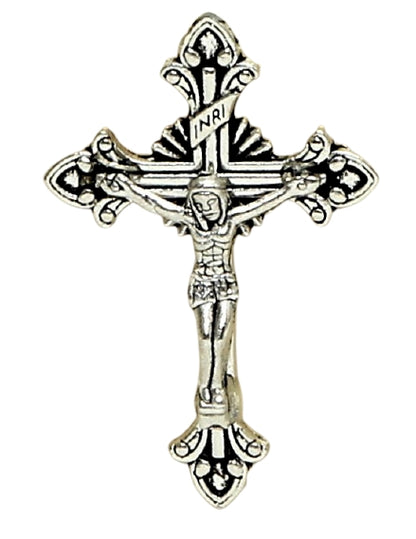 CHRISTIAN CANDLE: PURITY – Ceramic Sphere Candle with Antique Silver Cross (10 oz) | First Communion & Confirmation USA