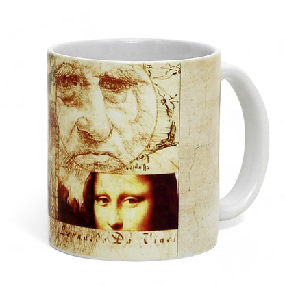 SUBLIMART: Affresco Mug - Leonardo Tribute Collage