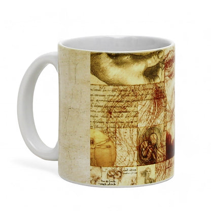 SUBLIMART: Affresco Mug - Leonardo Tribute Collage