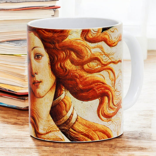 SUBLIMART: Affresco Mug - La Venere di Botticelli (Botticelli's Venus) [Detail]