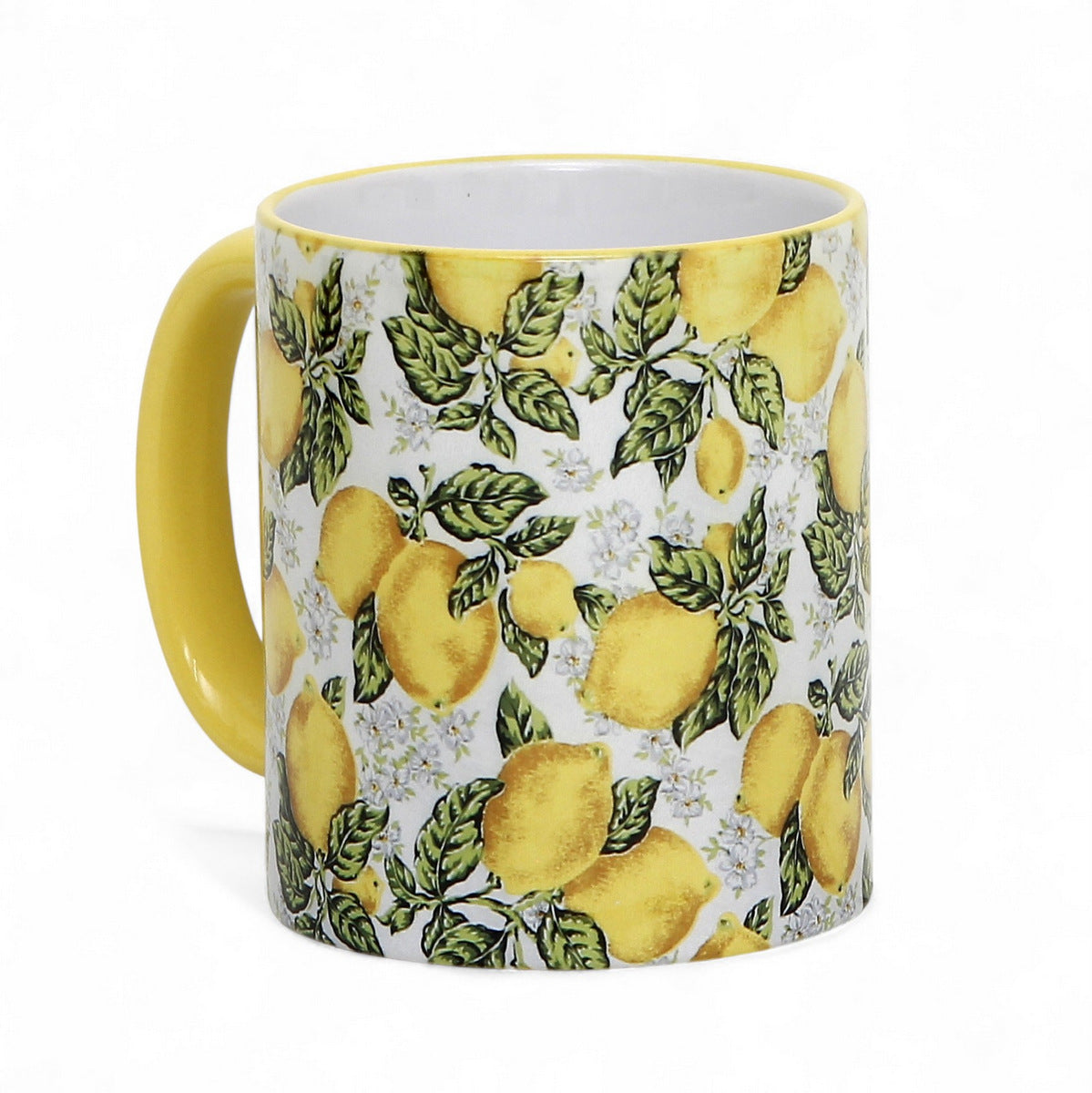 SUBLIMART: Boxed Set of 2 Positano Lemons Art Mugs