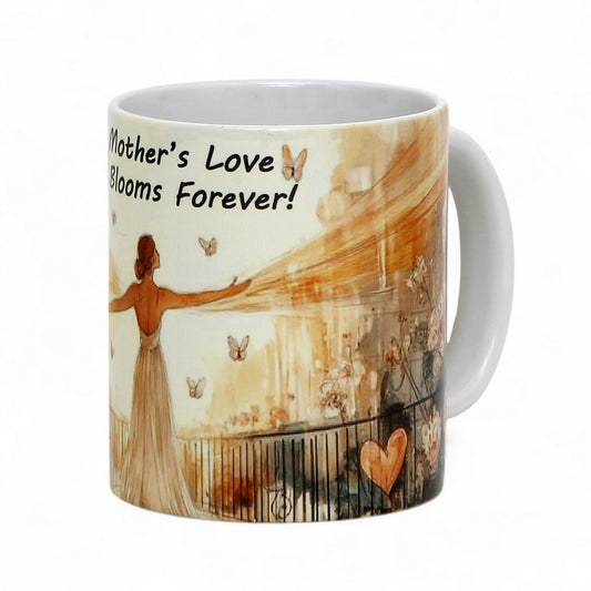 SUBLIMART: Mother's Day Mug "Mother's Love Blooms Forever!" by RC Designs
