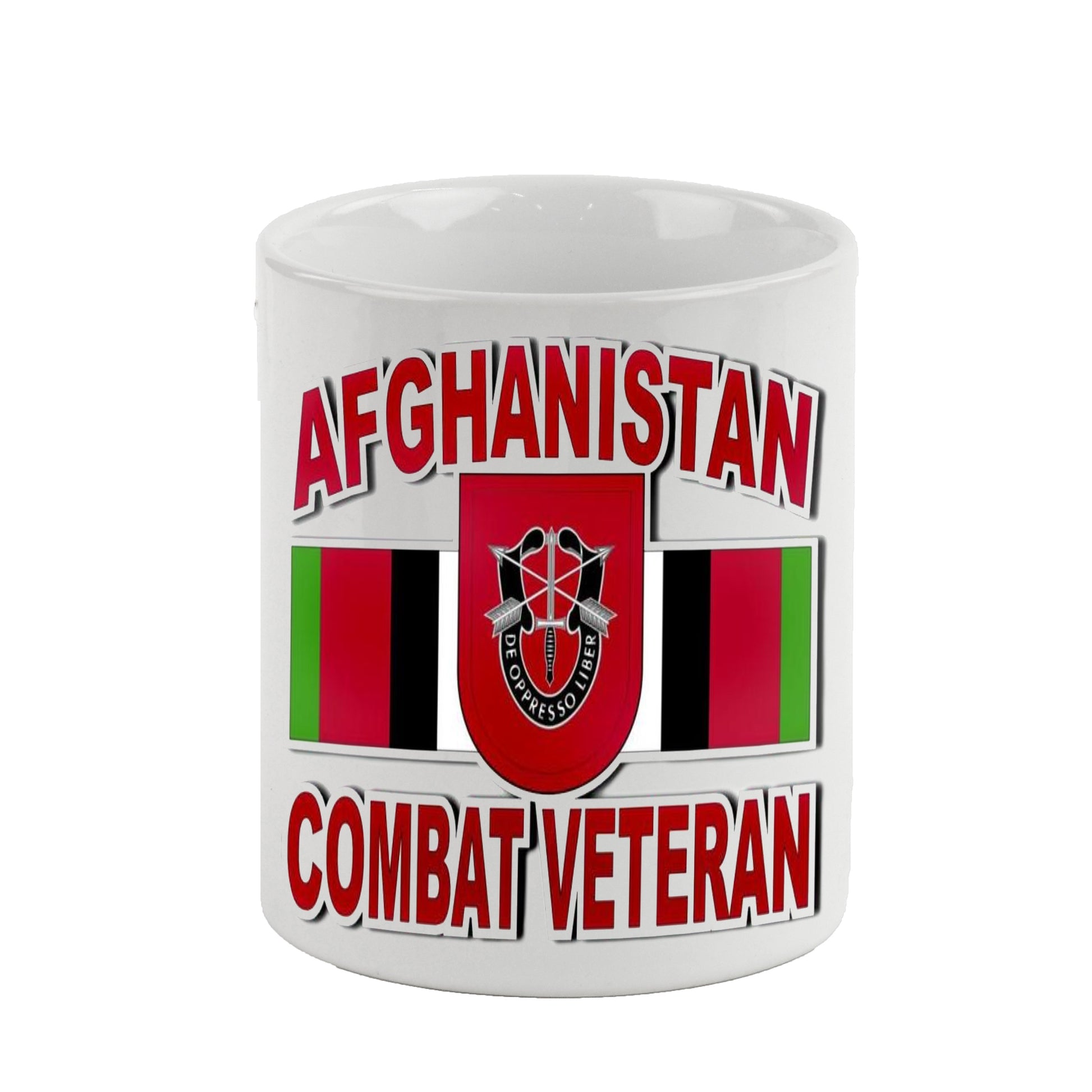 SUBLIMART: Veteran - Mug 'Afghanistan Combat Veteran' (Design #14)