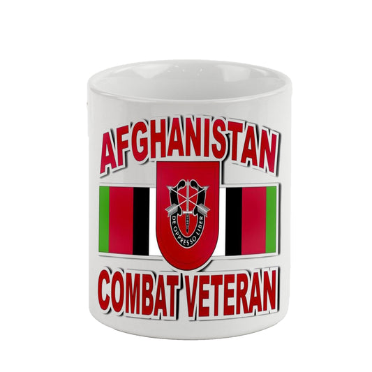 SUBLIMART: Veteran - Mug 'Afghanistan Combat Veteran' (Design #14)