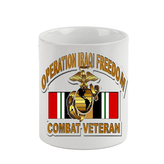 SUBLIMART: Veteran - Mug 'Operation Iraqi Freedom Combat Veteran' (Design #26)
