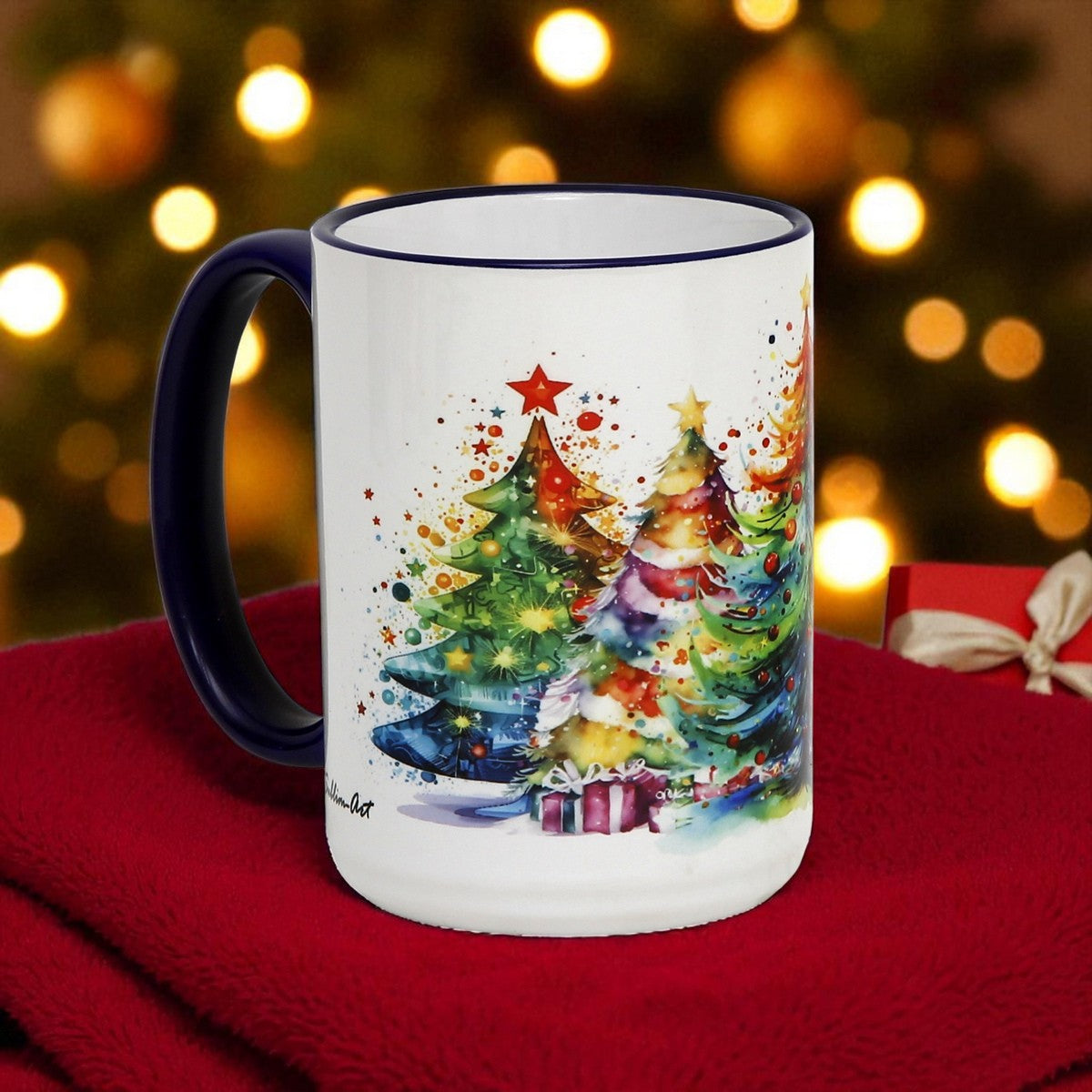 SUBLIMART: Magical Christmas 15 Oz. Porcelain Tall Mug