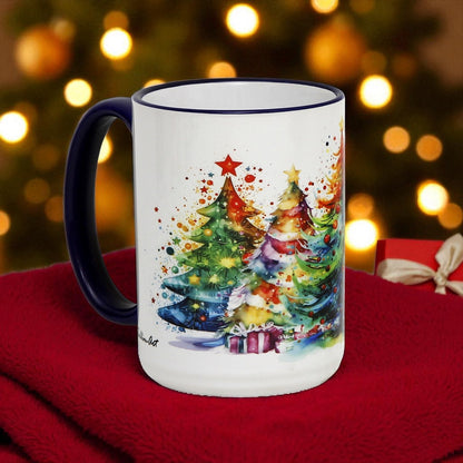 SUBLIMART: Magical Christmas 15 Oz. Porcelain Tall Mug