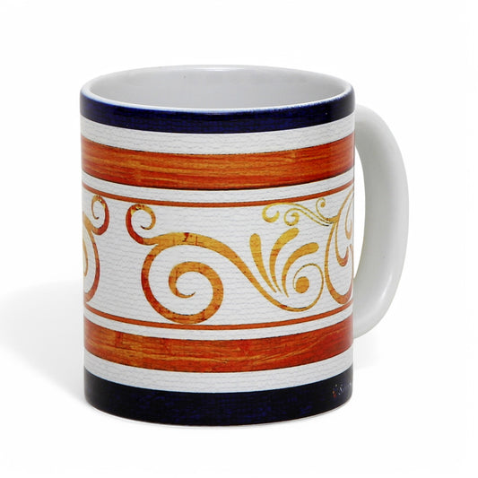 SUBLIMART: Ricco Italia Mug White Handle+Rim - by Mario Bruno (Design 6416)