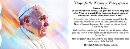 Pope Francis Prayer Candle – Porcelain Tumbler with Soy Wax & Passing Prayer
