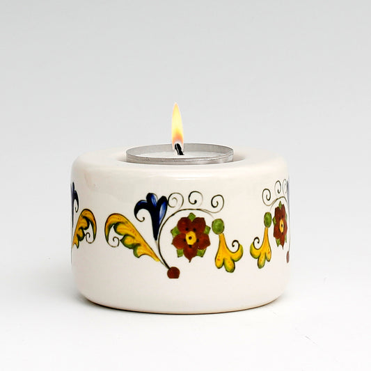 SUBLIMART: Ceramic Tealight in Deruta Perugino Design