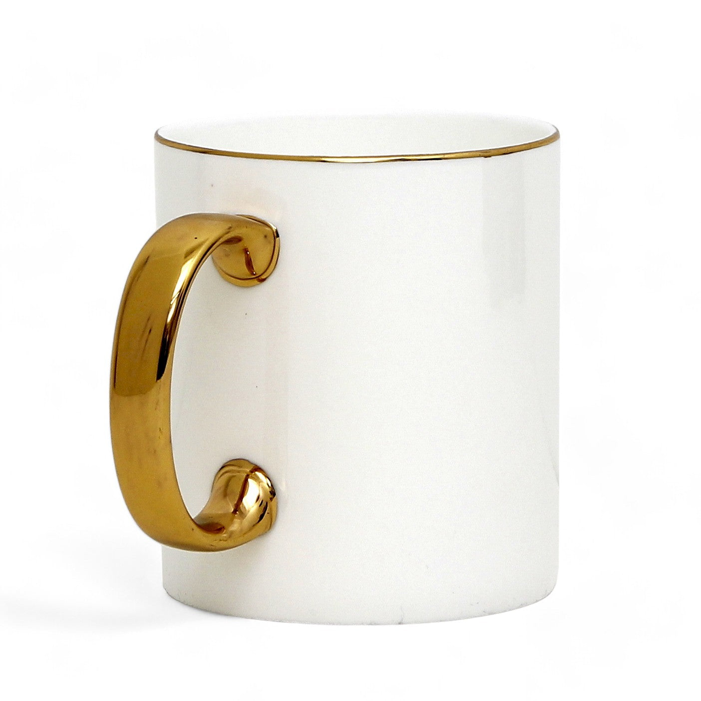 The ultimate Luxury Trump Signature Mug! A genuine Bone China Mug, featuring a gold handle and rim. (11 Oz)