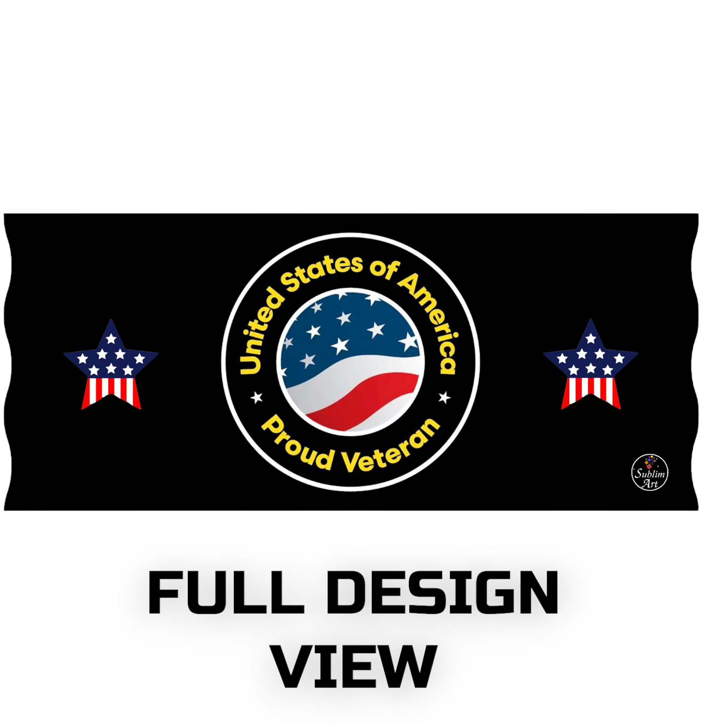 SUBLIMART: Veteran - Mug 'USA Proud Veteran' (Design #04)