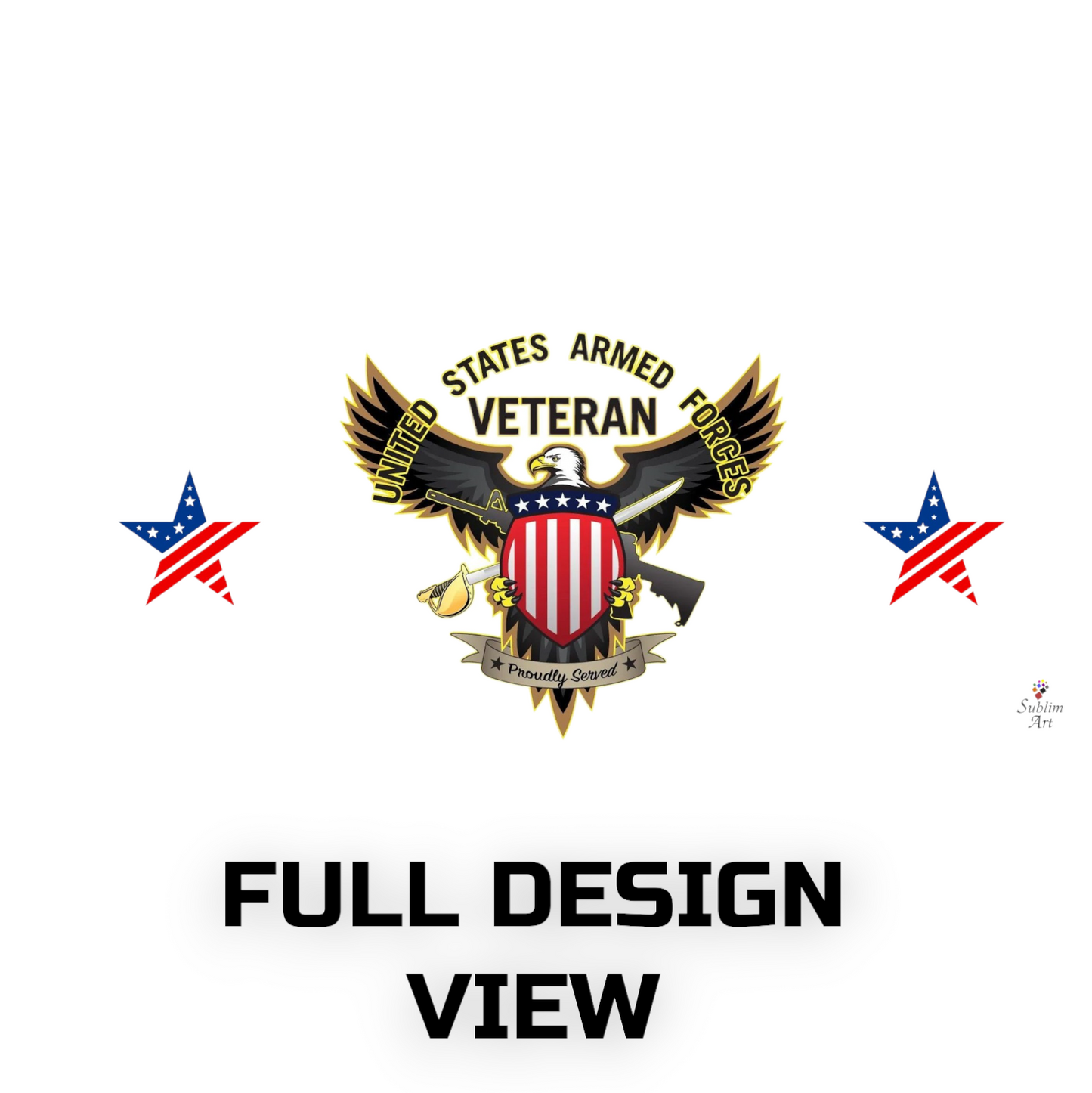 SUBLIMART: Veteran - Mug 'United States Armed Forces' (Design #05)