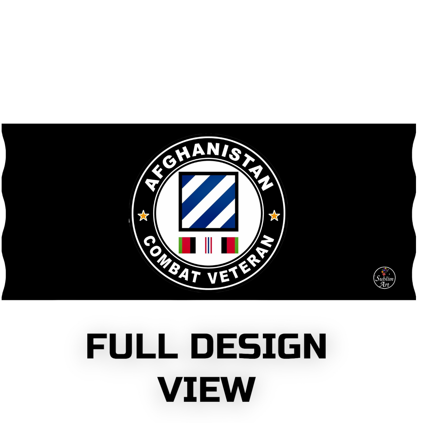 SUBLIMART: Veteran - Mug 'Afghanistan Combat Veteran' (Design #06B)