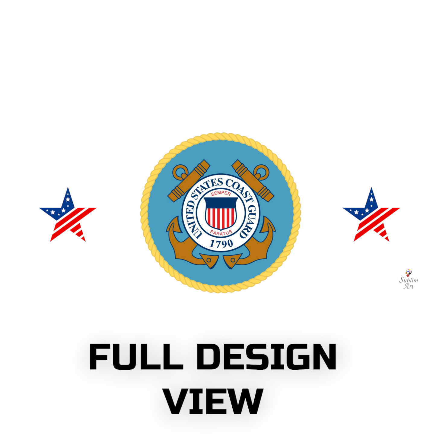 SUBLIMART: Veteran - Mug 'United States Coast Guard' (Design #11)