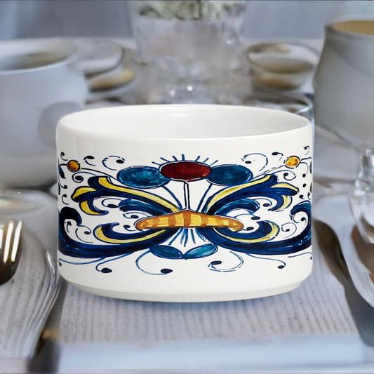 SUBLIMART: Porcelain Coffee/Tea Cup Deruta Style (Design #DER01)