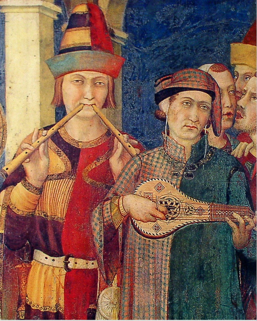 AFFRESCO: Panel Tile - Opera "I Musici - St. Martin is Knighted" by Simone Martini (8x10)