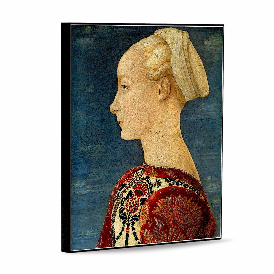 AFFRESCO: Panel Tile - Opera "Portrait of a Young Lady" by Piero del Pollaiuolo (8x10)