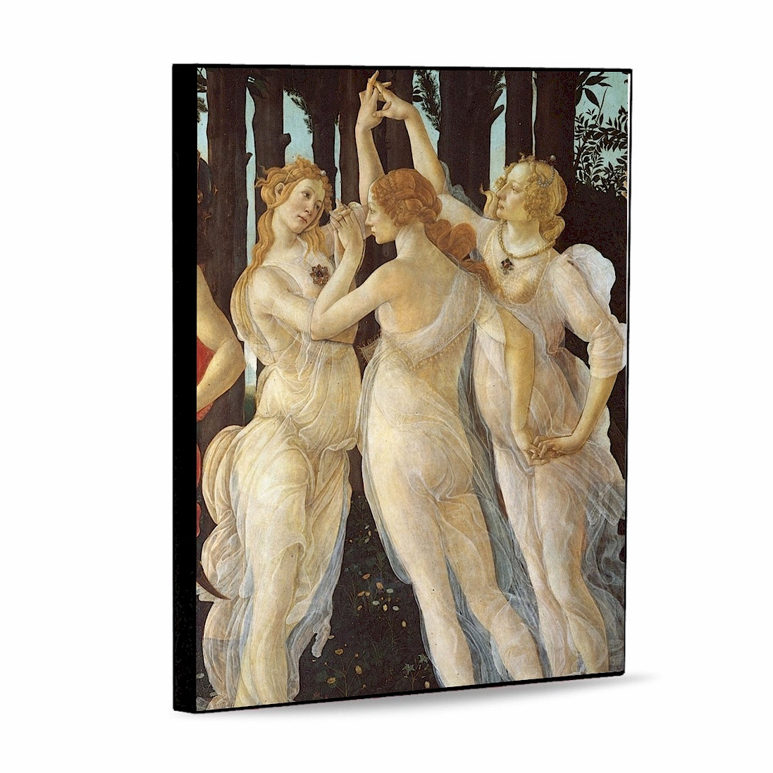 AFFRESCO: Panel Tile - Opera "Primavera" detail by Raphael (Raffaello) (8x10)