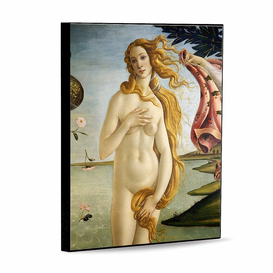 AFFRESCO: Panel Tile - Opera The Birth of Venus (Detail) by Sandro Botticelli (8x10)