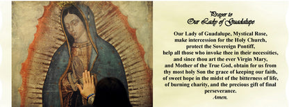SUBLIMART: Prayer Candle - Porcelain Soy Wax Candle Our Lady of Guadalupe