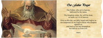SUBLIMART: Prayer Candle - Porcelain Soy Wax Candle - Our Father Prayer