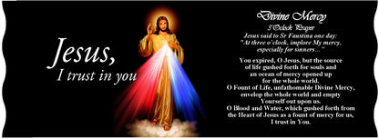 SUBLIMART: Prayer Candle - Porcelain Soy Wax Candle - Divine Mercy
