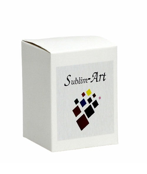 SUBLIMART: Geometric - Porcelain Soy Wax Candle 'Arabeque Red' (Design #GEO15)