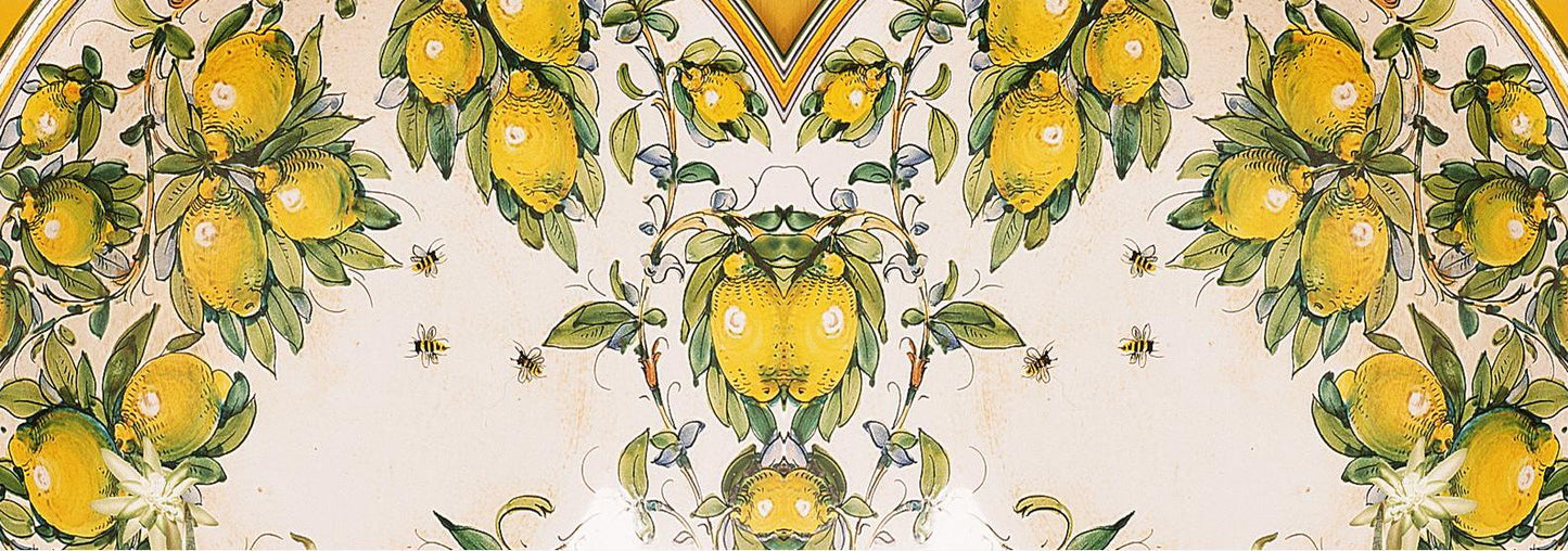 SUBLIMART: Deruta - Porcelain Soy Wax Candle 'Positano Lemons' (Design #DER23)