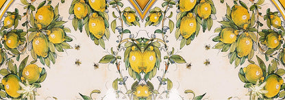 SUBLIMART: Deruta - Porcelain Soy Wax Candle 'Positano Lemons' (Design #DER23)