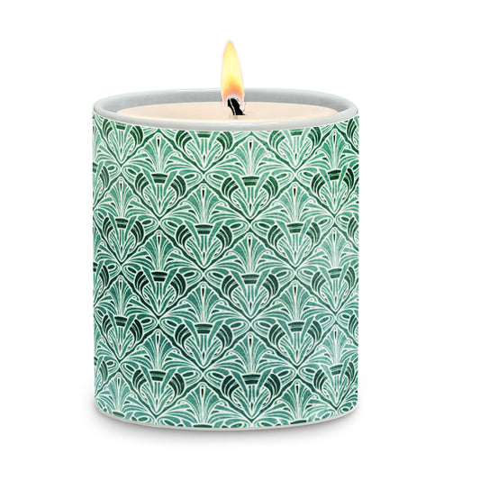 SUBLIMART: Geometric - Porcelain Soy Wax Candle (Design #GEO04)