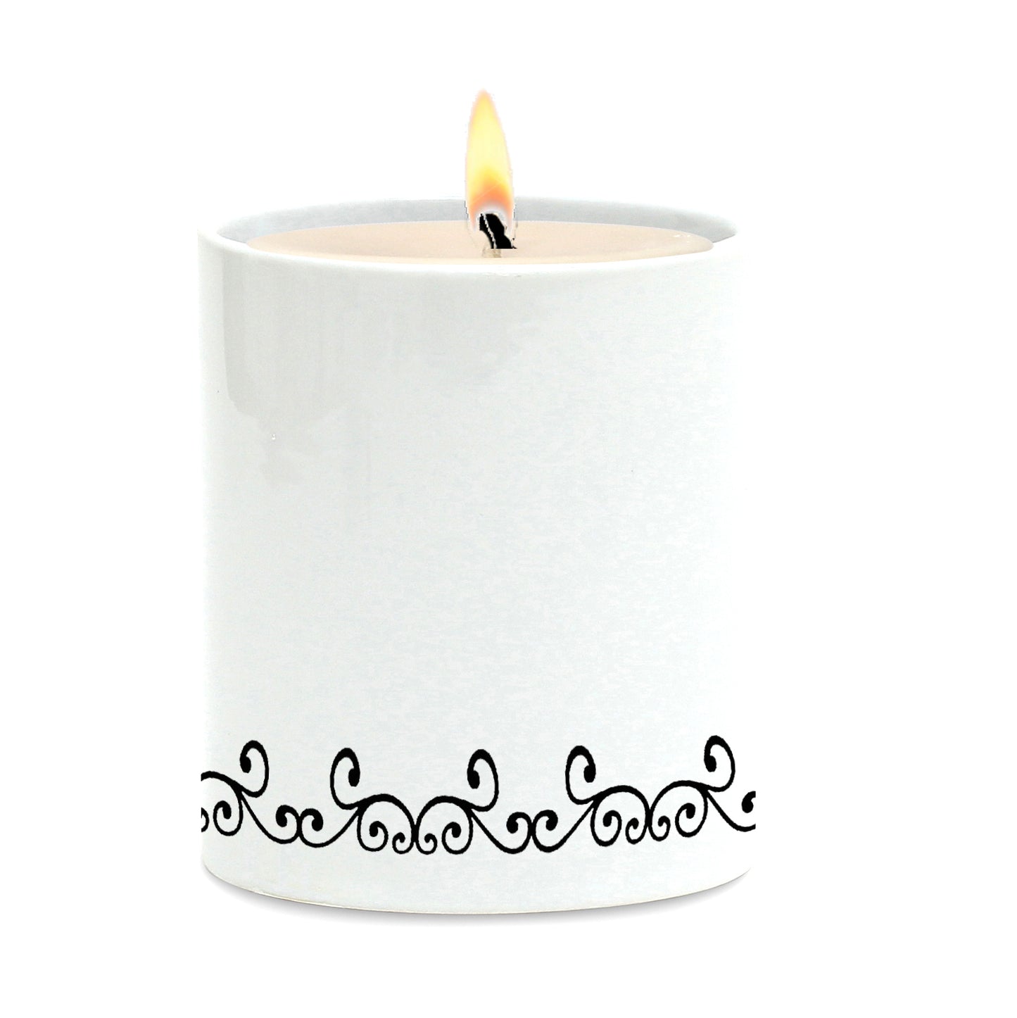 SUBLIMART: Line Art - Porcelain Soy Wax Candle (Design #LIN25)