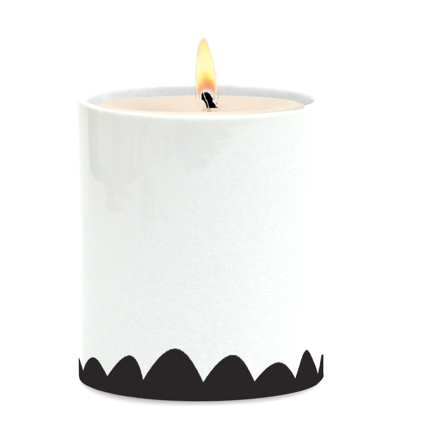 SUBLIMART: Line Art - Porcelain Soy Wax Candle (Design #LIN27)