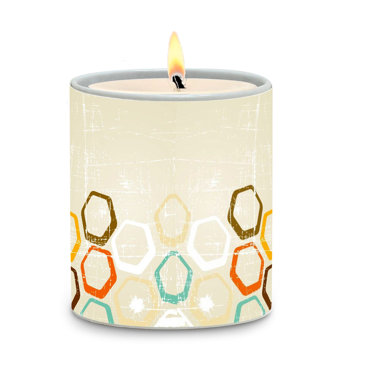SUBLIMART: Moderno - Porcelain Soy Wax Candle (Design #MOD01)