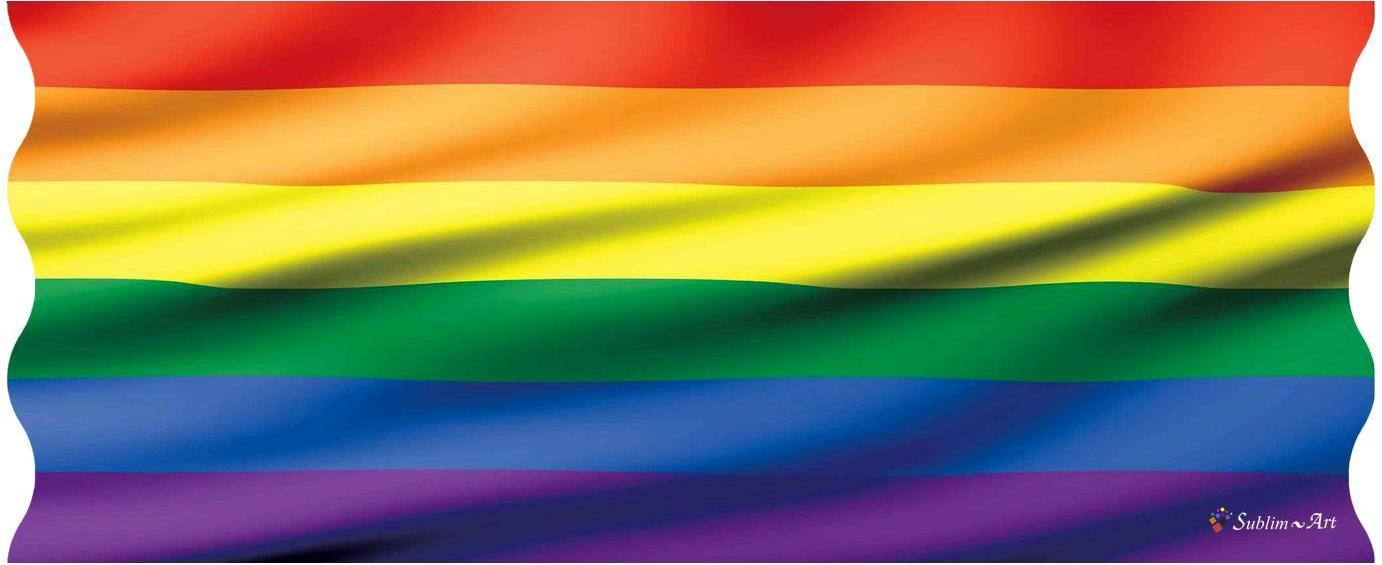 SUBLIMART: Love - Pride Flag LGBTQ+ Soy Wax Candle (Design #OTH01) - Artistica.com
