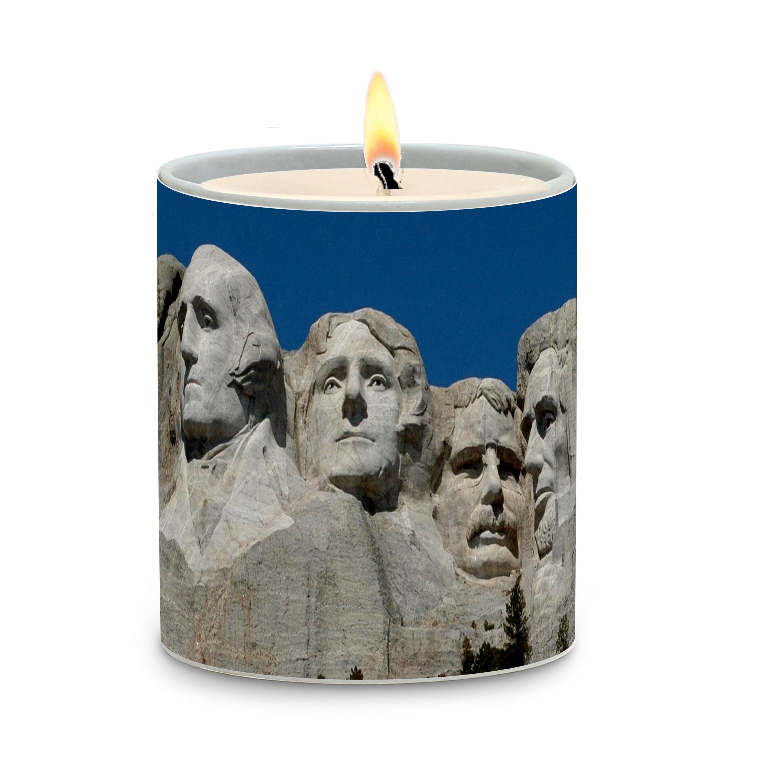 SUBLIMART: Patriotic - Porcelain Soy Wax Candle (Design #PAT04)