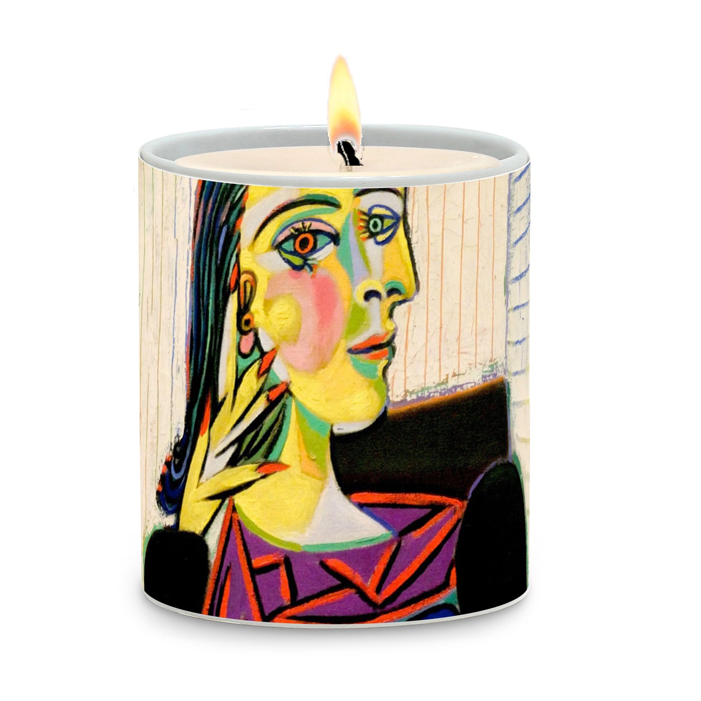 SUBLIMART: Modernism - Porcelain Soy Wax Candle (Design #PIC01)