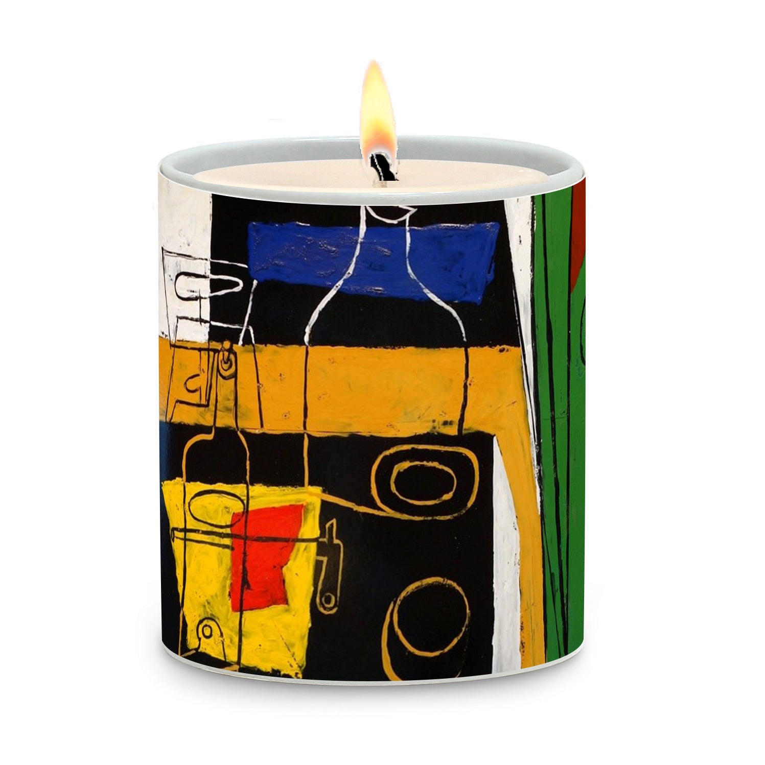SUBLIMART: Modernism - Porcelain Soy Wax Candle (Design #PIC37)