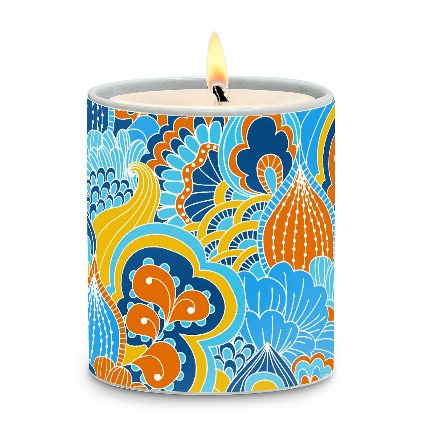 SUBLIMART: Pop - Porcelain Soy Wax Candle (Design #POP04)