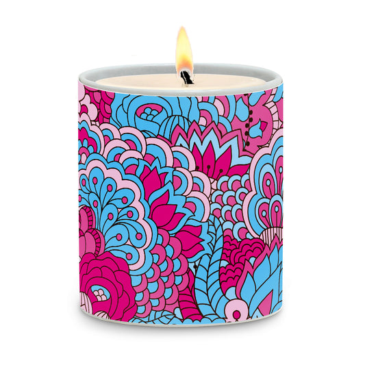 SUBLIMART: Pop - Porcelain Soy Wax Candle (Design #POP05)