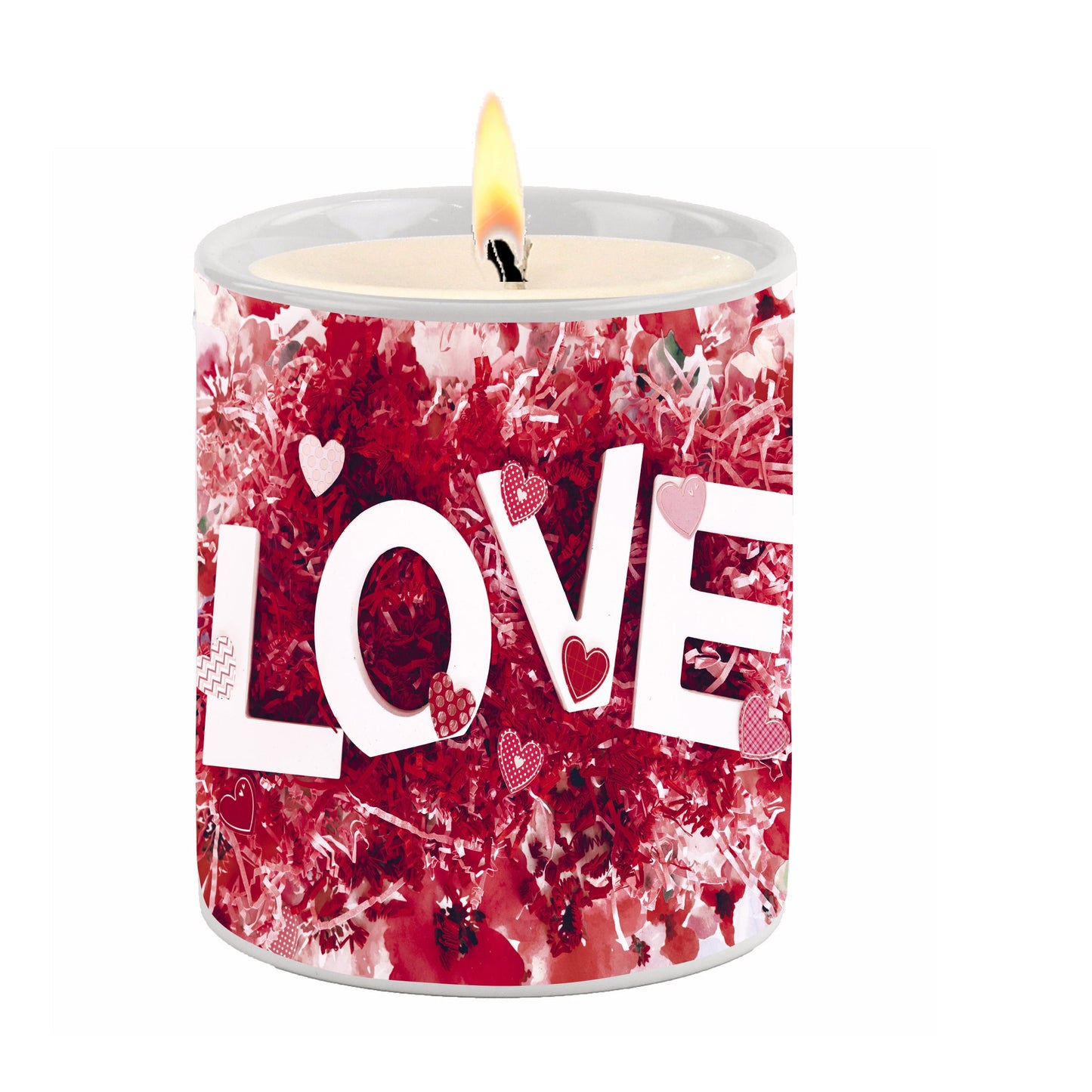 SUBLIMART: Love - Soy Wax Candle (Design #VAL02)