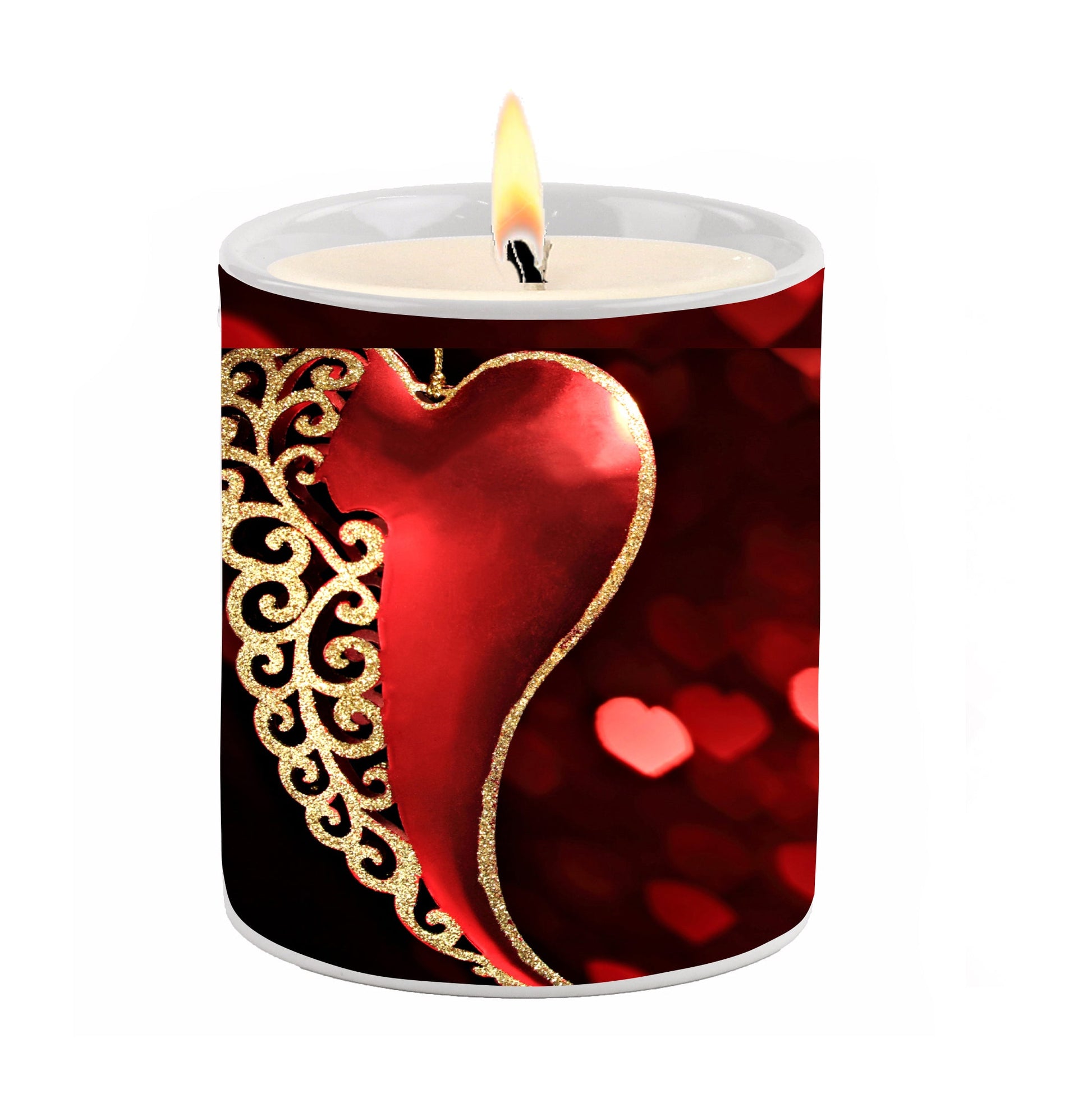 SUBLIMART: Love - Soy Wax Candle (Design #VAL03)