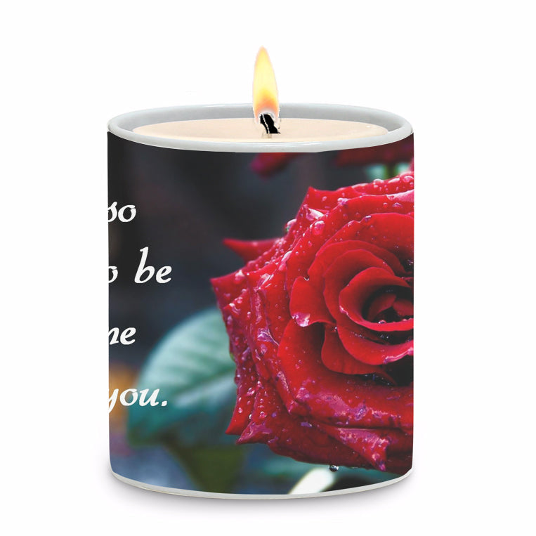 SUBLIMART: Love - Soy Wax Candle (Design #VAL21)