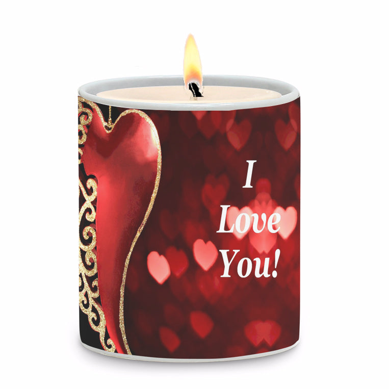 SUBLIMART: Love - Soy Wax Candle (Design #VAL22)