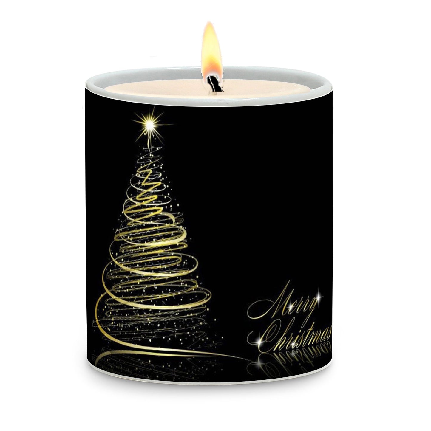SUBLIMART: Christmas - Soy Wax Candle (Design #XMS17)