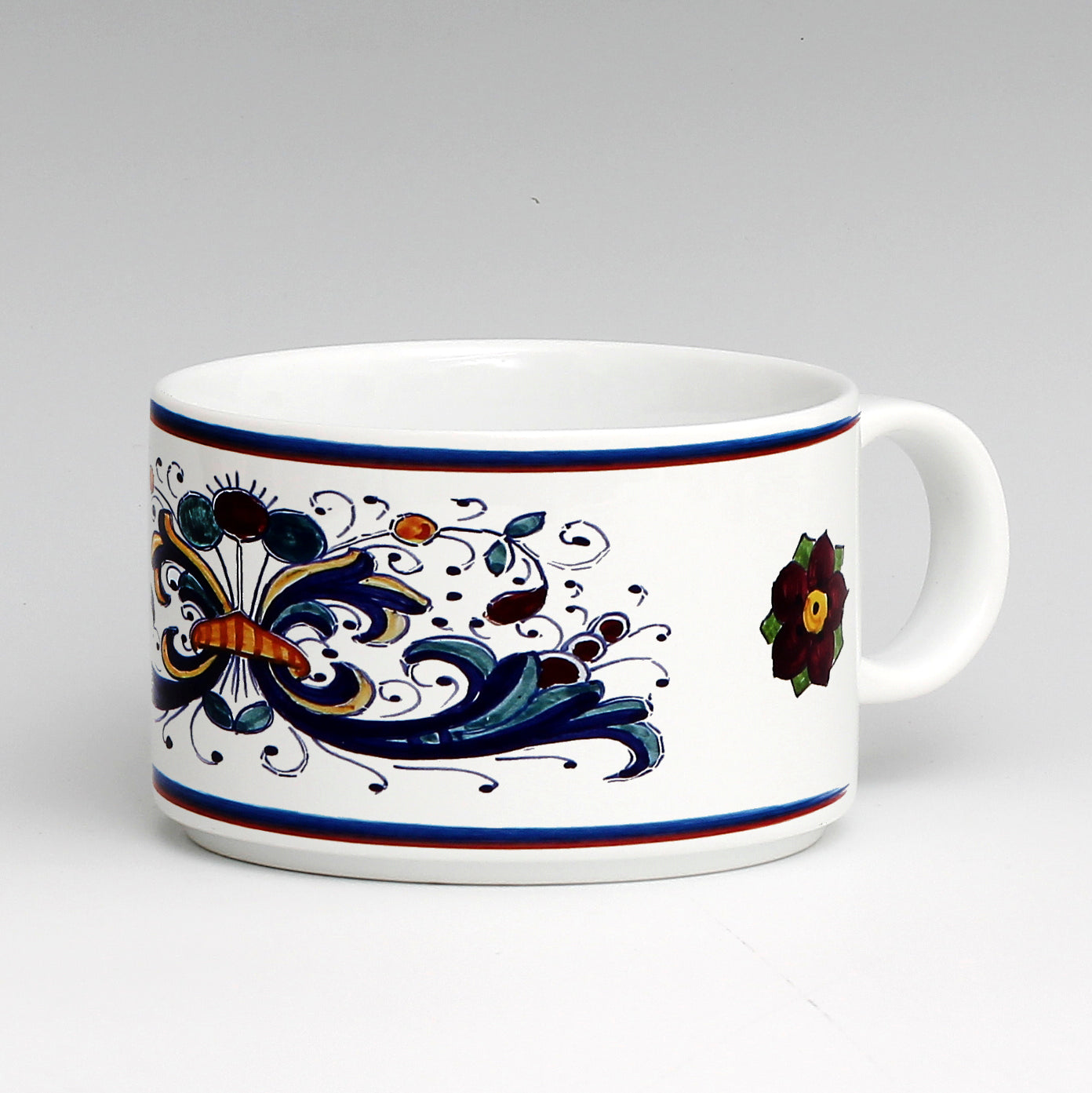 SUBLIMART: Porcelain Coffee/Tea Cup Deruta Style (Design #DER06)